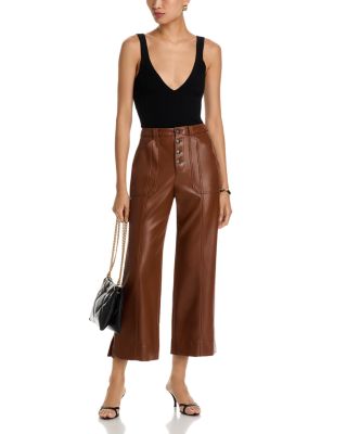 Faux Leather Benji Pants