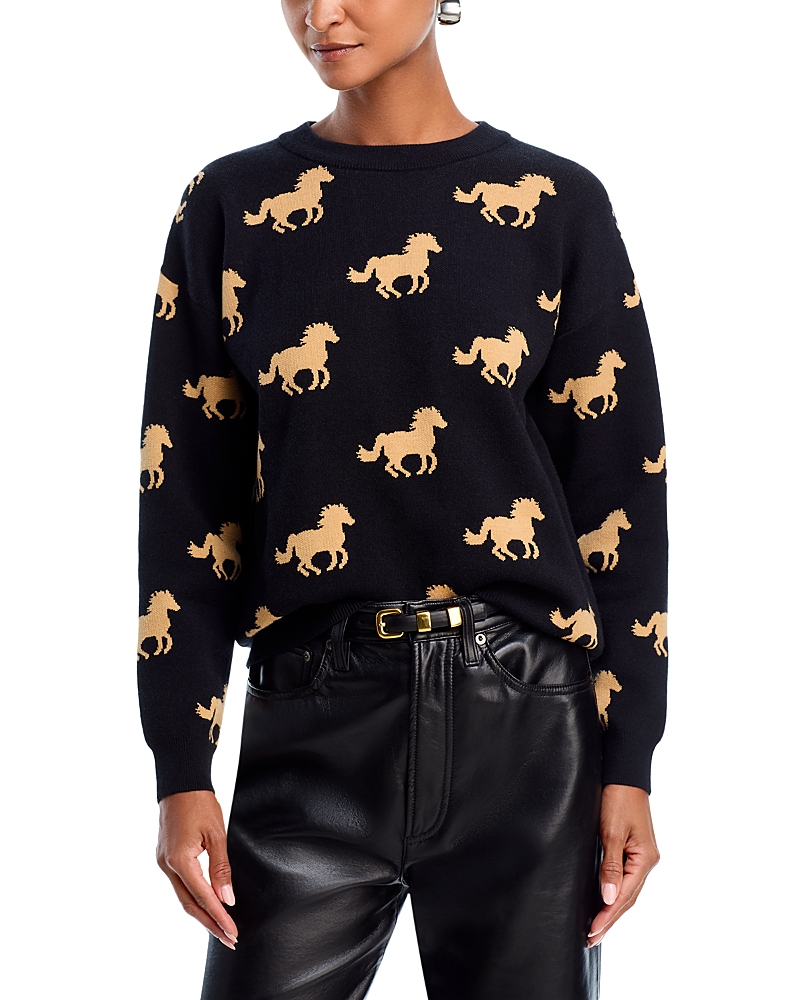 Aqua Horse Crewneck Sweater - Exclusive
