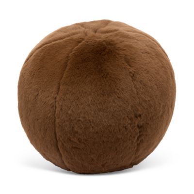 Big Rabbit Faux Fur Ball Pillow - Exclusive