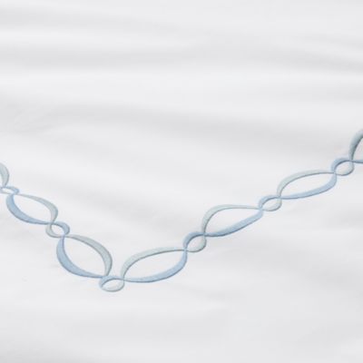 Brando Embroidered Percale Duvet Cover, King - Exclusive