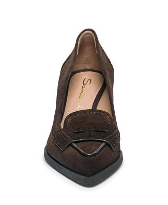 Women&#39;s Suede Mid-Heel Pump