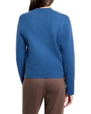 Dashing Dusk Knit Bomber Jacket