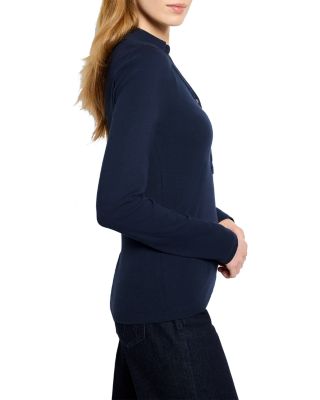 Perfect Knit Ribbed Polo Top