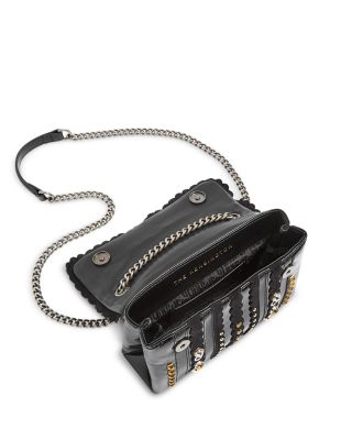 Medium Kensington Stud Leather Shoulder Bag