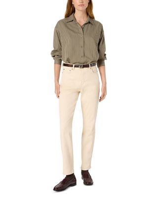 Carmen High Rise Straight Leg Jeans in Natural Wash