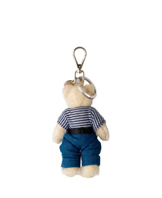 Teddy Bag Charm with Metal Ring