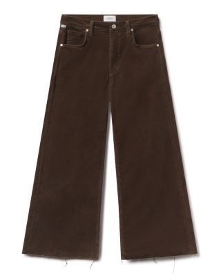 Lyra Wide Leg Cropped Jeans in Costes