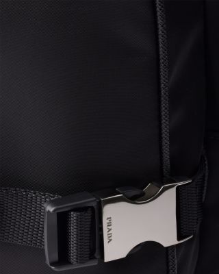 Large Re-Nylon and Saffiano Leather Shoulder Bag