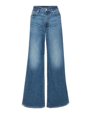 Kasey Mid Rise Wide Leg Jeans in City Stroll