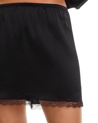 Barb Lace Low Back Top & Barb Lace Mini Skirt