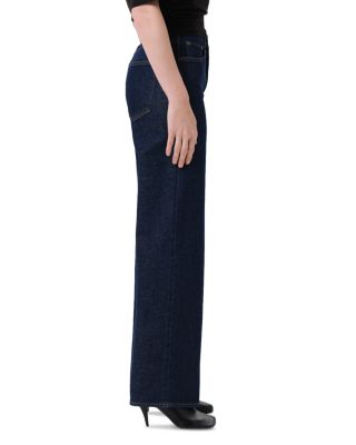 Harper Mid Rise Relaxed Straight Jeans in Reissue