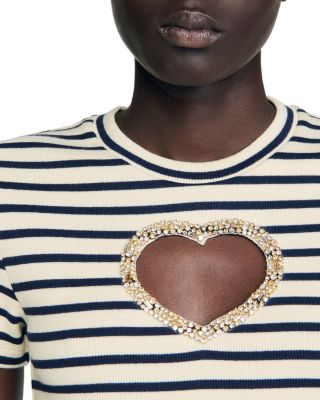 Rhinestone Heart Tee