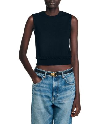 Sandro - Emie Sleeveless Sweater