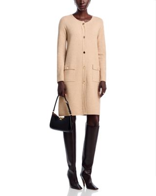 Crewneck Button Down Cardigan Sweater