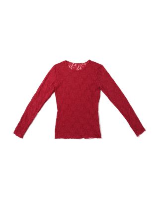 Signature Lace Long Sleeve Top