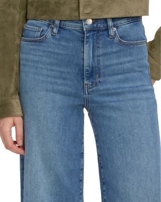 Le Slim Palazzo Jeans in Flip Raw After