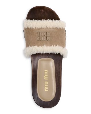 Women&#39;s Shearling Clogs