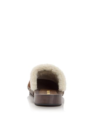 Women's Moccasters Shearling Clogs
