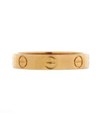 Love Wedding Band Ring 18K Gold