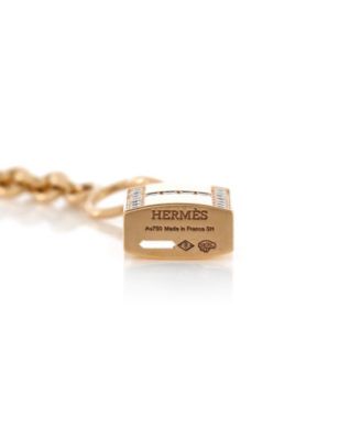 Amulettes Cadenas Pendant Bracelet 18K Rose Gold with Diamonds