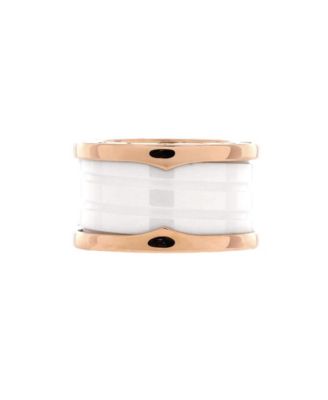 Pre-Owned Bvlgari - B.Zero1 Three Band Ring 18K Rose Gold and Ceramic