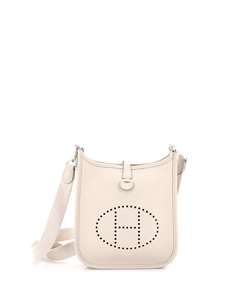 Pre-owned Pre-owned Hermes Hermes Tpm Evelyne Bag Gen Iii Clemence In Neutral