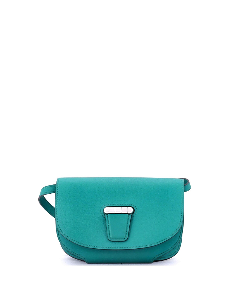 Pre-owned Pre-owned Hermes Hermes Mini Convoyeur Crossbody Bag Swift In Blue