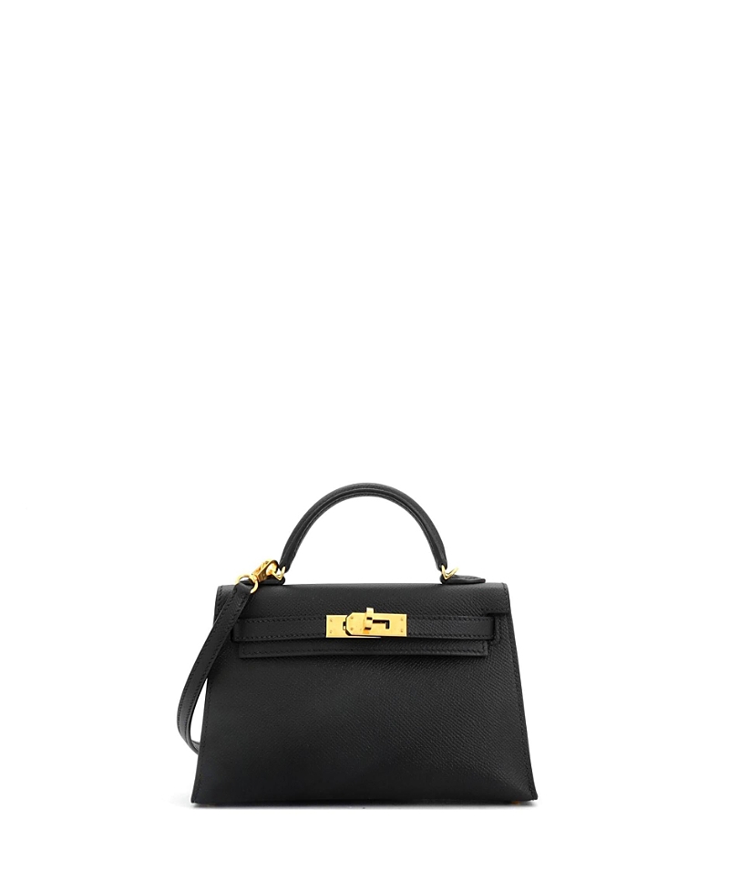 Pre-owned Pre-owned Hermes Hermes Kelly 20 Handbag Black Epsom With Gold Hardware
