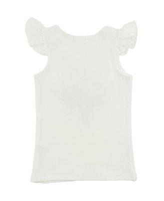 Girls' Ice Cream Bright Sparkle Applique Flutter Tank - Baby, Little Kid