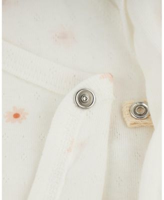 Girls' Twinkle Mini Daisies Print Pointelle Kimono Set - Baby