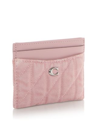 Quilted Logo Card Case 