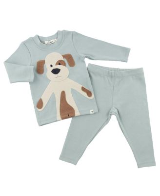 Boys' Puppy Applique Two Piece Set - Baby