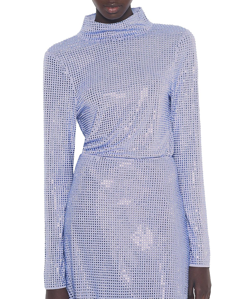 As By Df Celestial Turtleneck Top In Purple