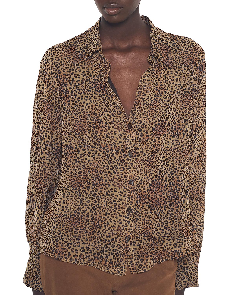 As By Df Revolution Blouse In Animal Print
