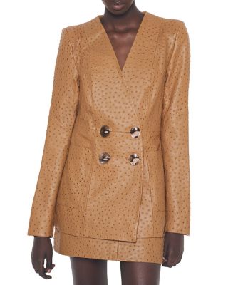 Nadine Upcycled Leather Blazer