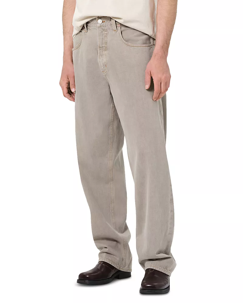 Agolde Fusion Relaxed Fit Baggy Jeans in Wicker