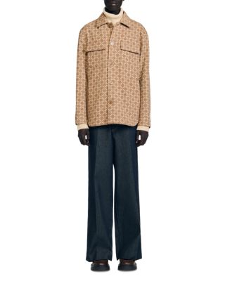 Jacquard Print Overshirt