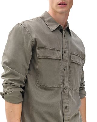 Finch Overdyed Relaxed Fit Button Down Shirt