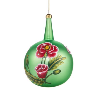 Glass Decorative Orb Ornament - Exclusive