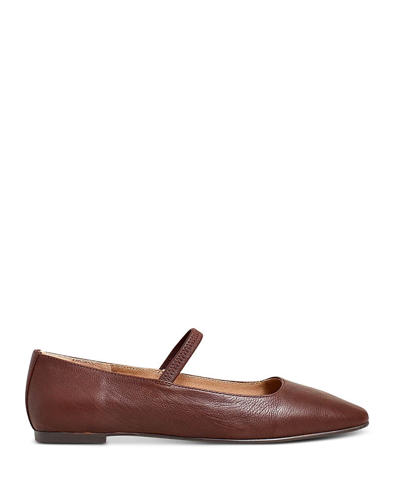 Madewell The Kaitlin Mary-jane Flat In Brown