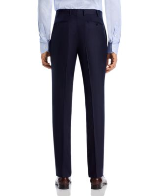 Capri Slim Fit Wool Flannel Trousers