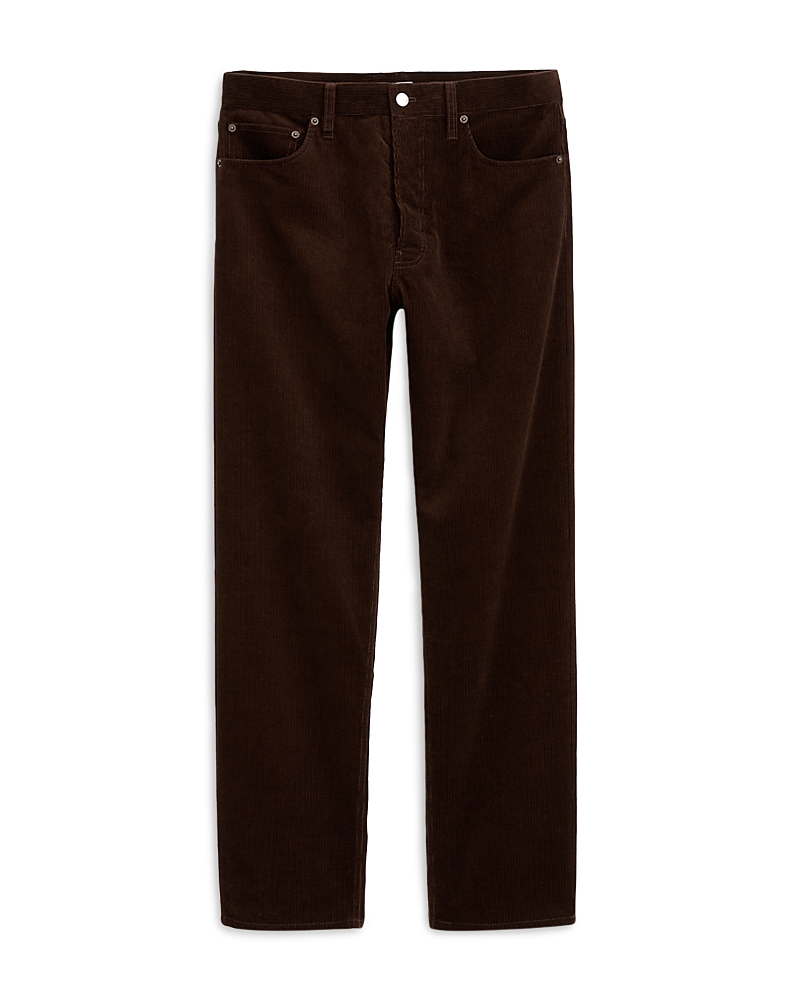 Alex Mill Slim Straight Fit Corduroy Pants In Brown