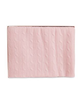 Girls' Cable Knit Cashmere Blanket - Baby