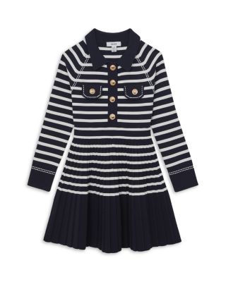 Girls' Sapna Striped Knitted Dress - Little Kid, Big Kid