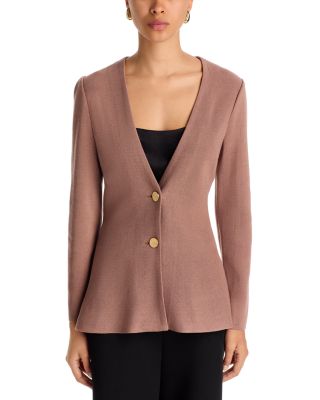 Tailored Knit Jacket