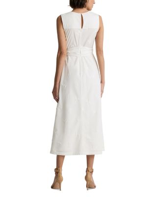 Floral Sequin Embroidery Dress