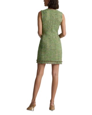 Soft Lurex Stripe Tweed Dress
