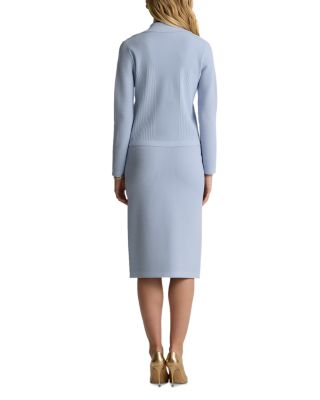 Mixed Rib Knit Jacket