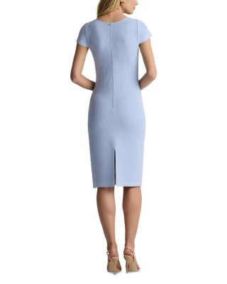 Mixed Flatback Rib Knit Dress