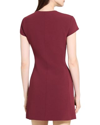 Tailored Zip Front Dress